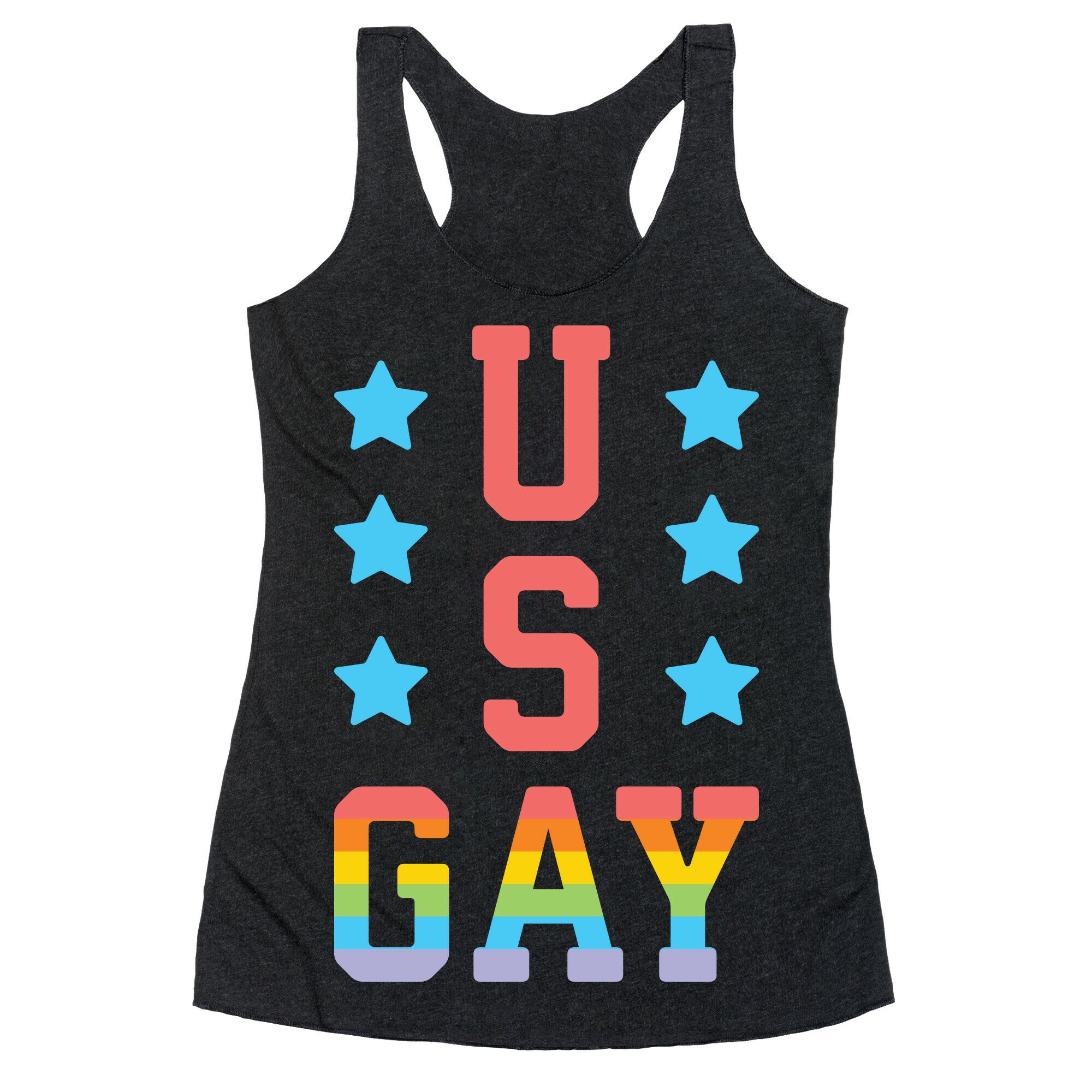 U.S.Gay Racerback Tank